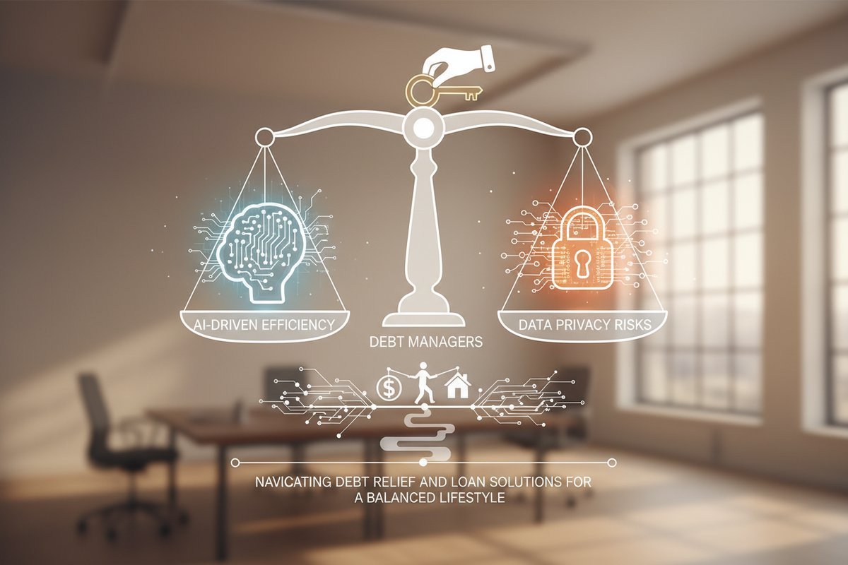 AI-Driven Debt Managers: Balancing efficiency with Data Privacy Risks