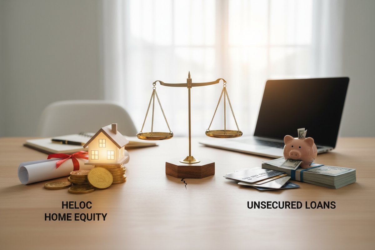 HELOC vs. Unsecured Loans: Is Your Home Worth Risking?