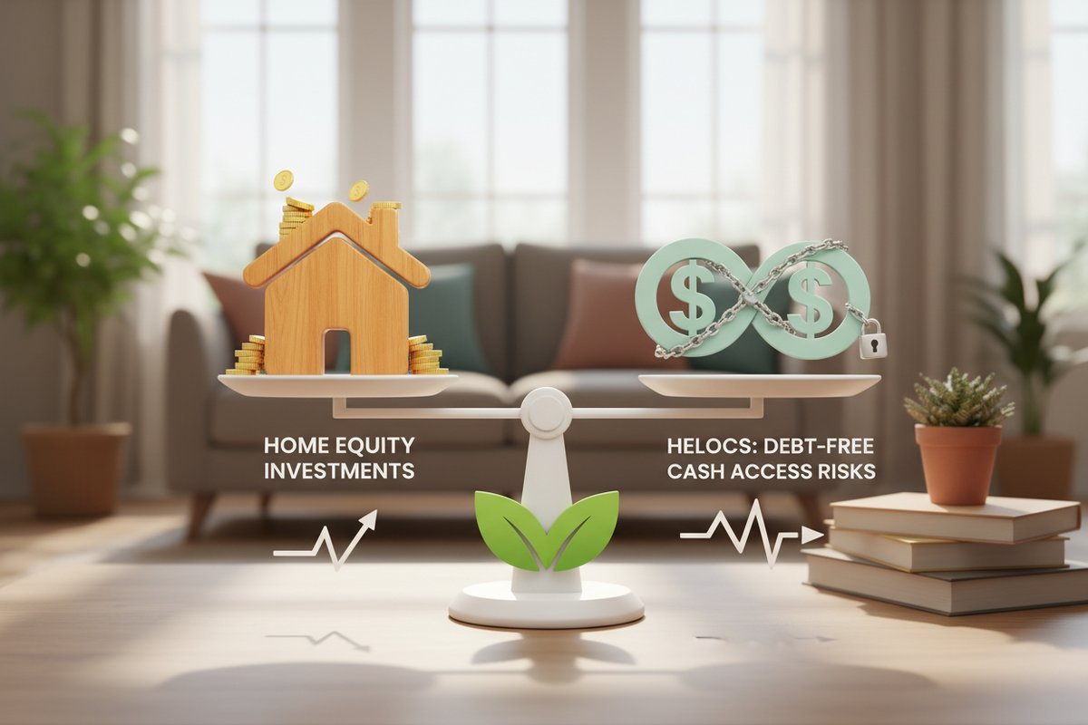 Home Equity Investments vs. HELOCs: Debt-Free Cash Access Risks